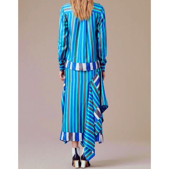 Diane Von Furstenberg silk wrap skirt NWT Sz 8 - Picture 3 of 4